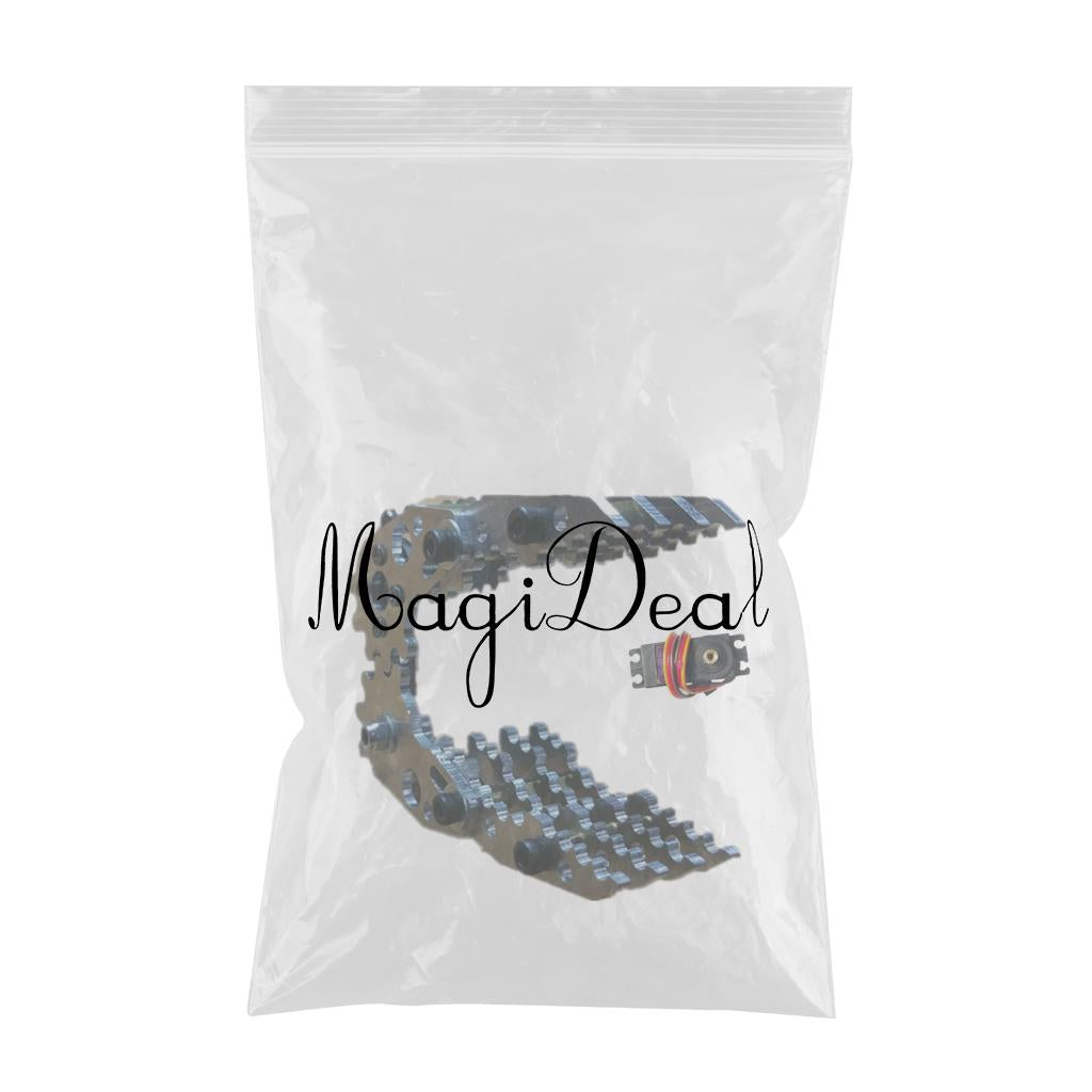 G6 DIY Metal Robotic Robot Standard Claw Gripper Kit MG-996R Servo Silver