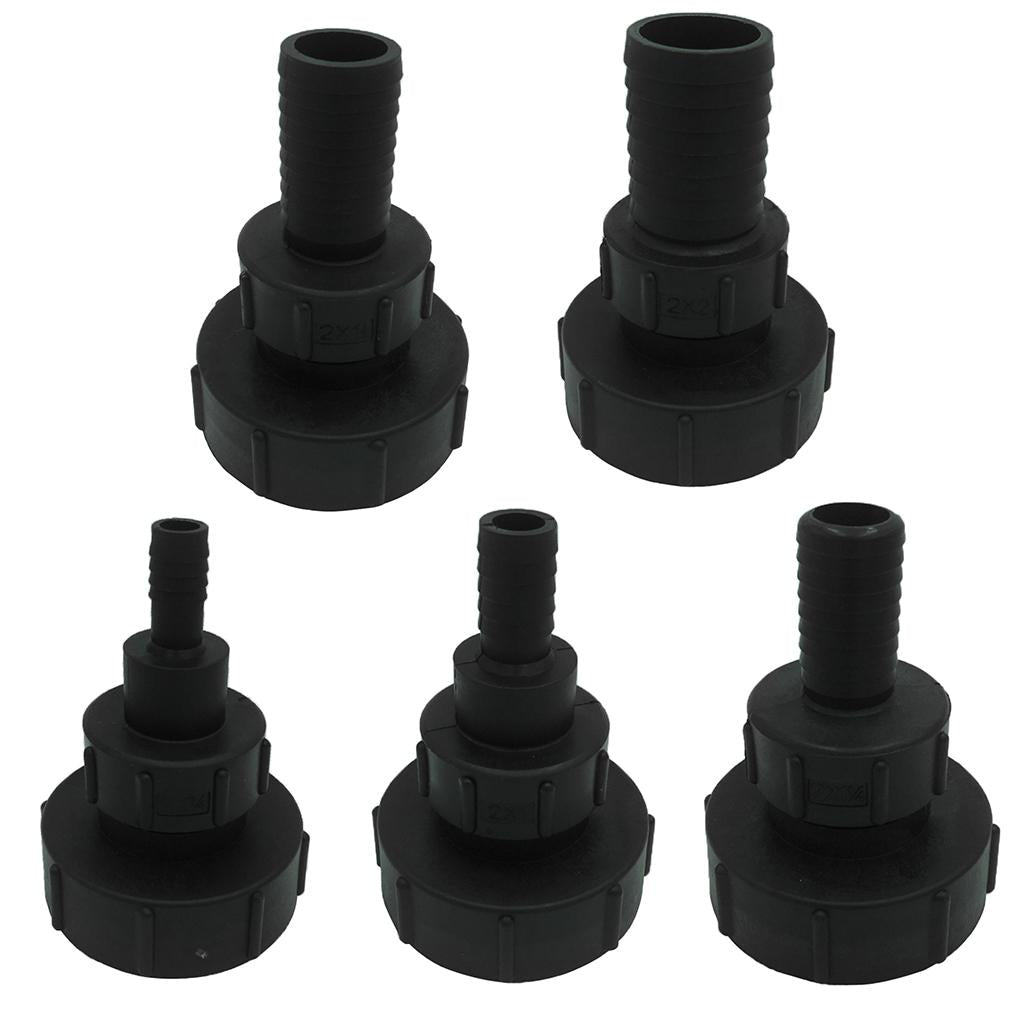 IBC Tote Tank Drain Adapter Coarse Thread 3" To Hose Connector Fitting 20mm