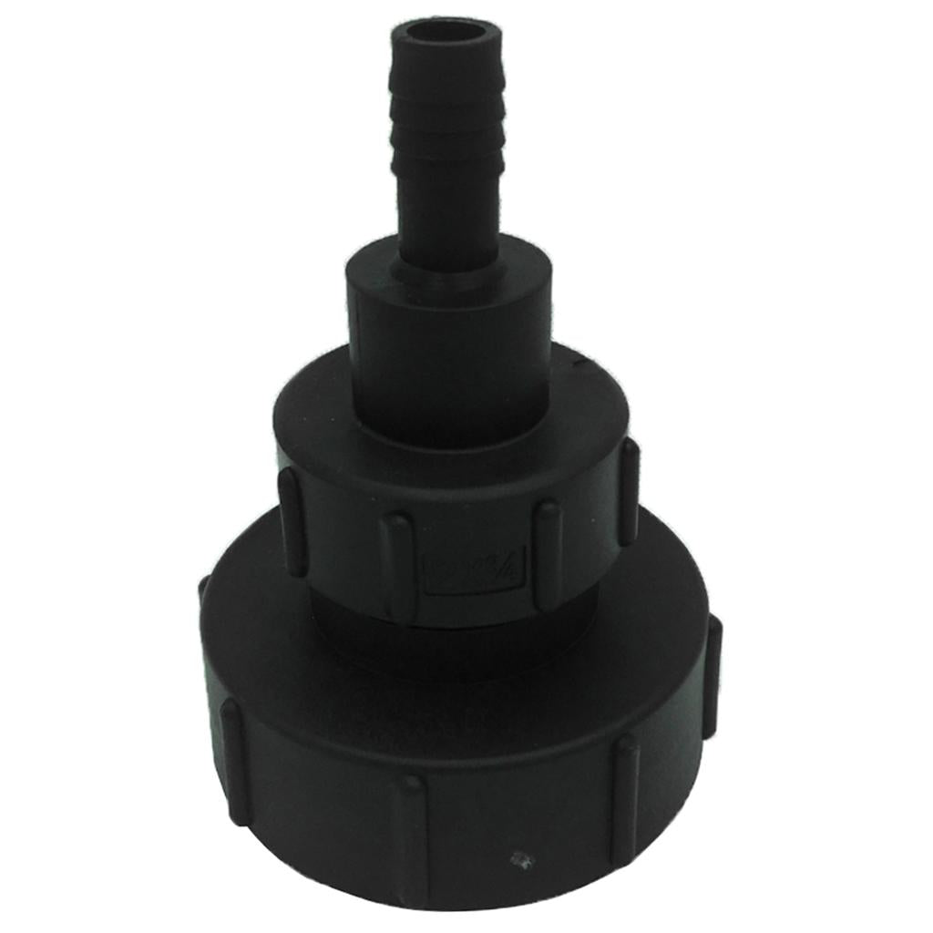 IBC Tote Tank Drain Adapter Coarse Thread 3" To Hose Connector Fitting 20mm