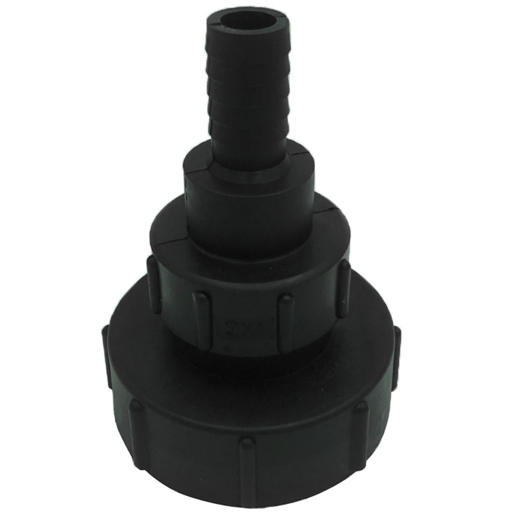 IBC Tote Tank Drain Adapter Coarse Thread 3" To Hose Connector Fitting 25mm