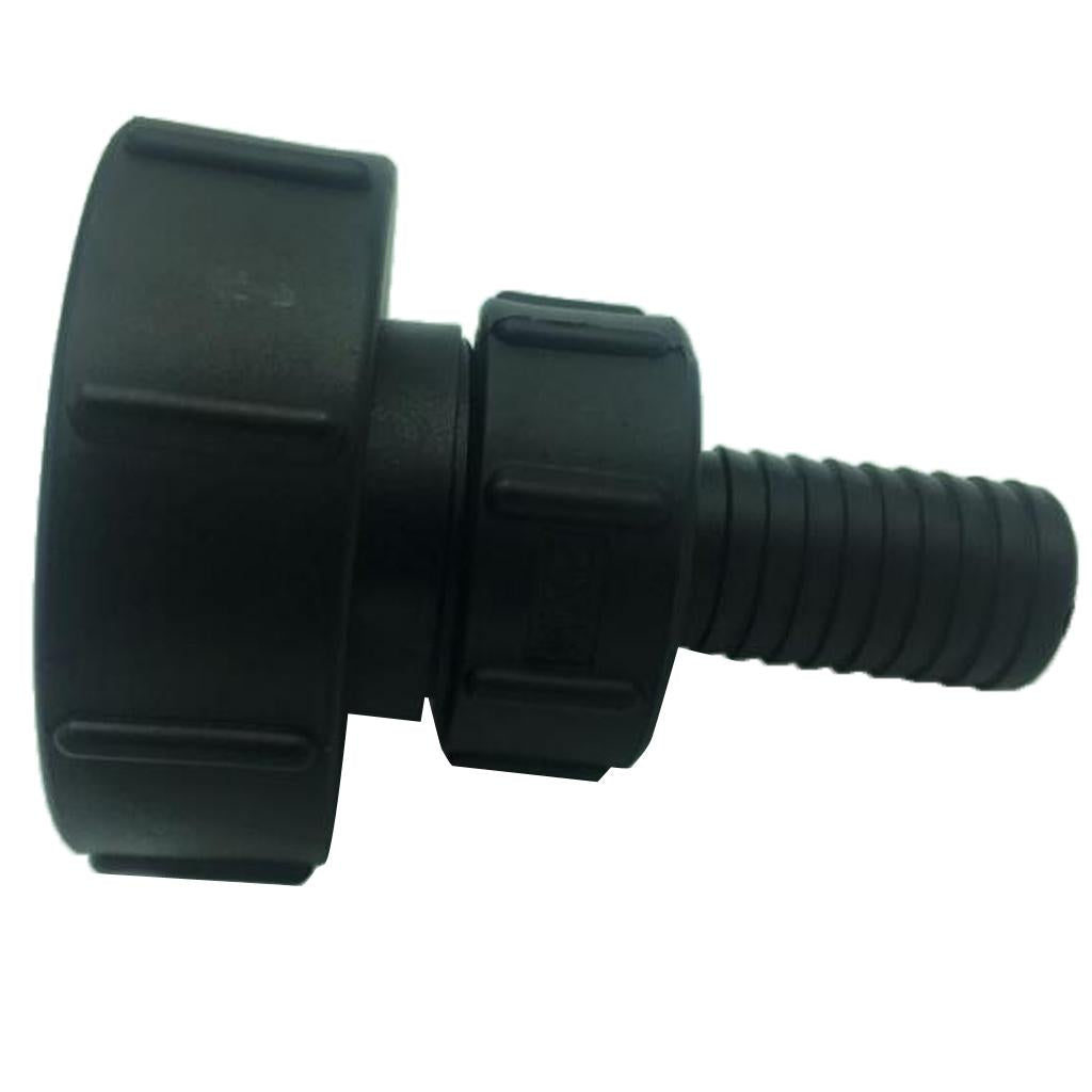 IBC Tote Tank Drain Adapter Coarse Thread 3" To Hose Connector Fitting 32mm