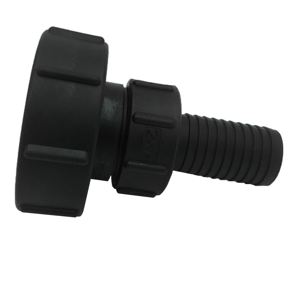 IBC Tote Tank Drain Adapter Coarse Thread 3" To Hose Connector Fitting 40mm