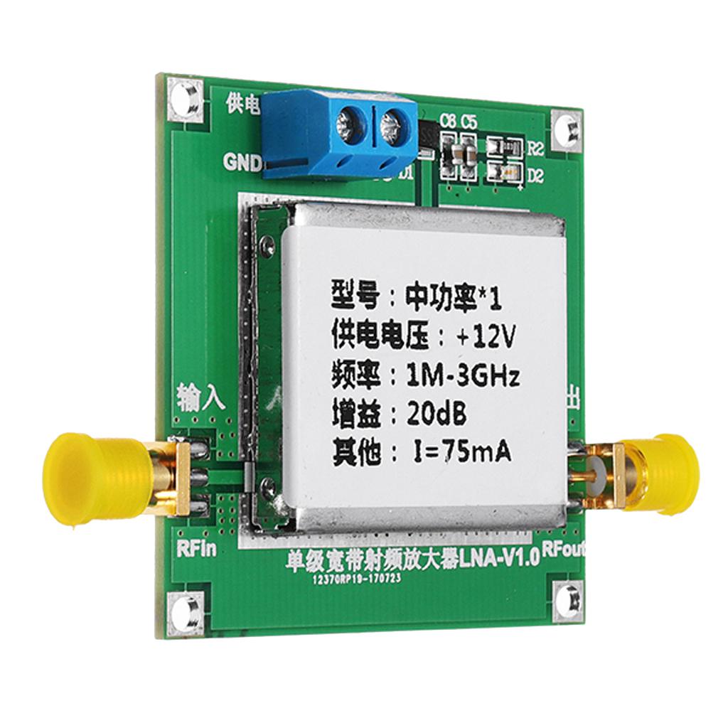 RF Broadband Amplifier Low Noise LNA 20dB