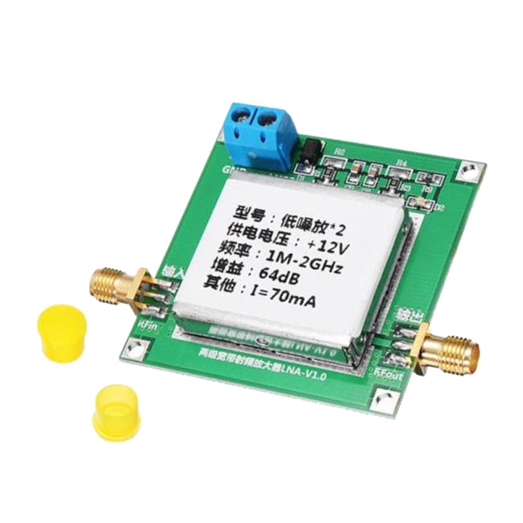 RF Broadband Amplifier Low Noise LNA 64dB