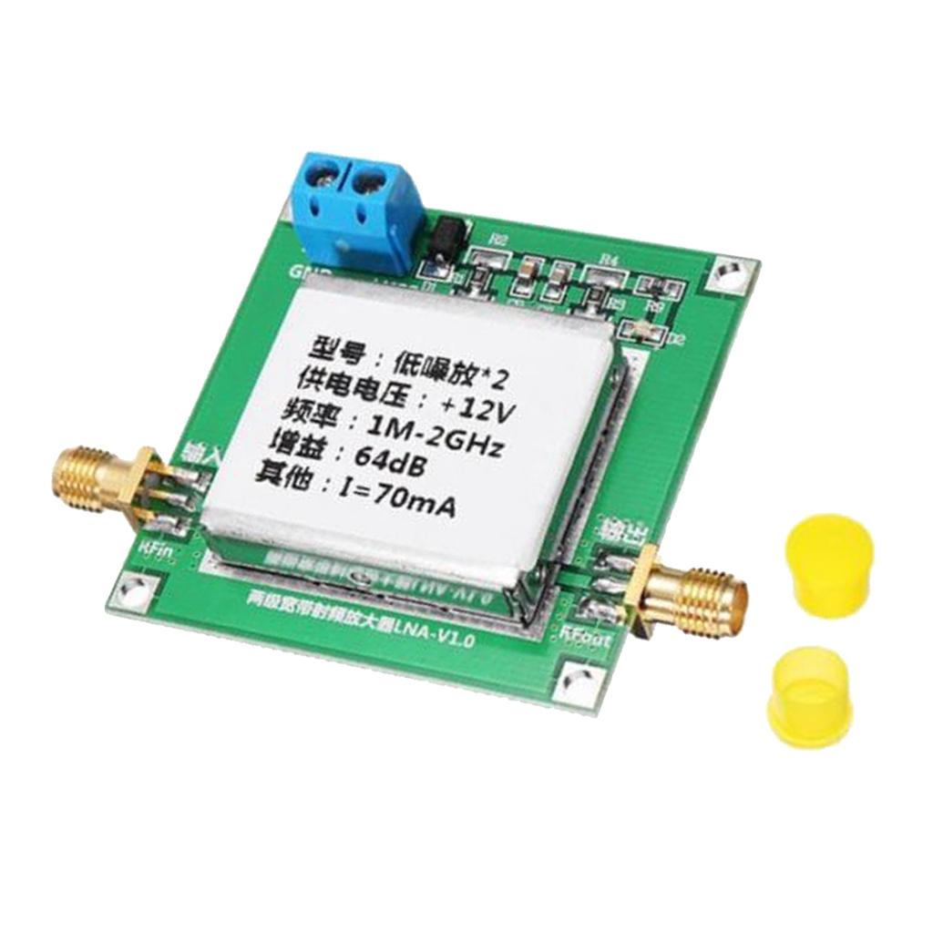 RF Broadband Amplifier Low Noise LNA 64dB