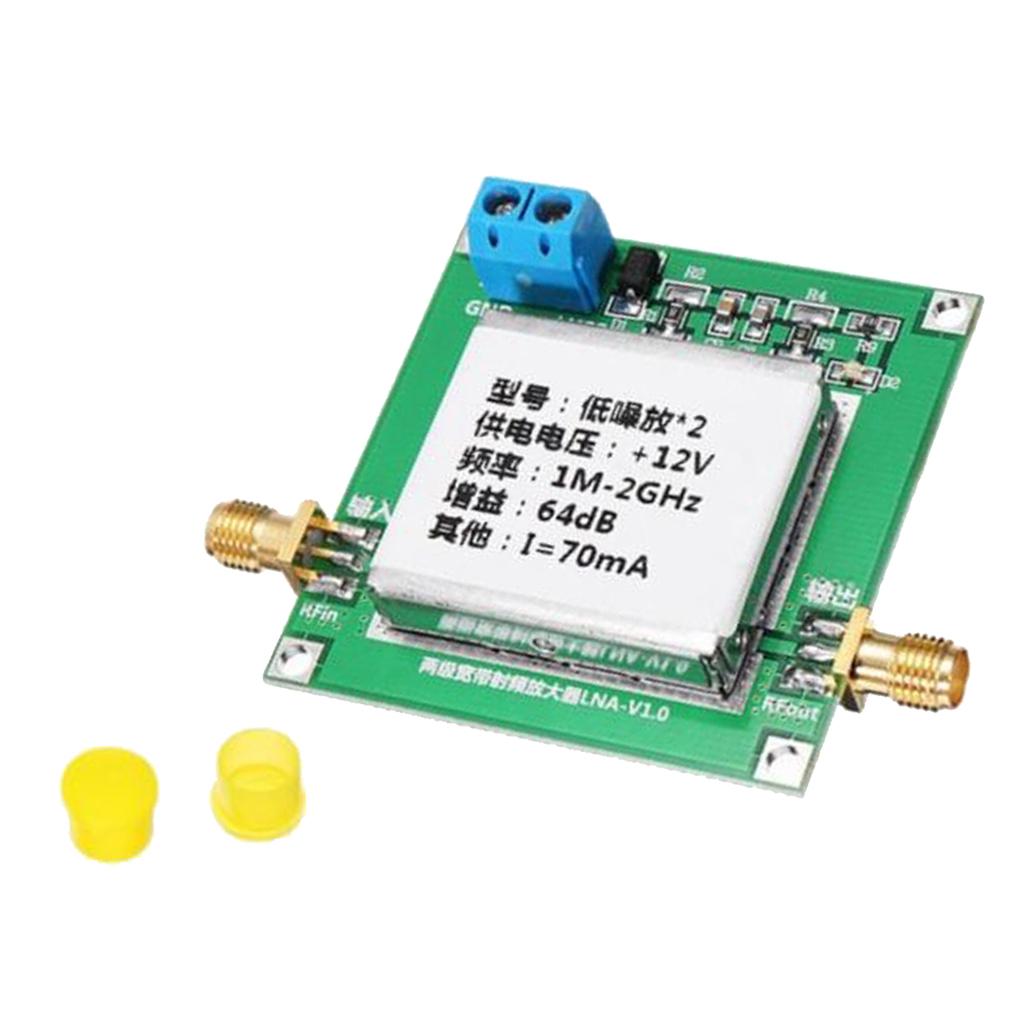 RF Broadband Amplifier Low Noise LNA 64dB