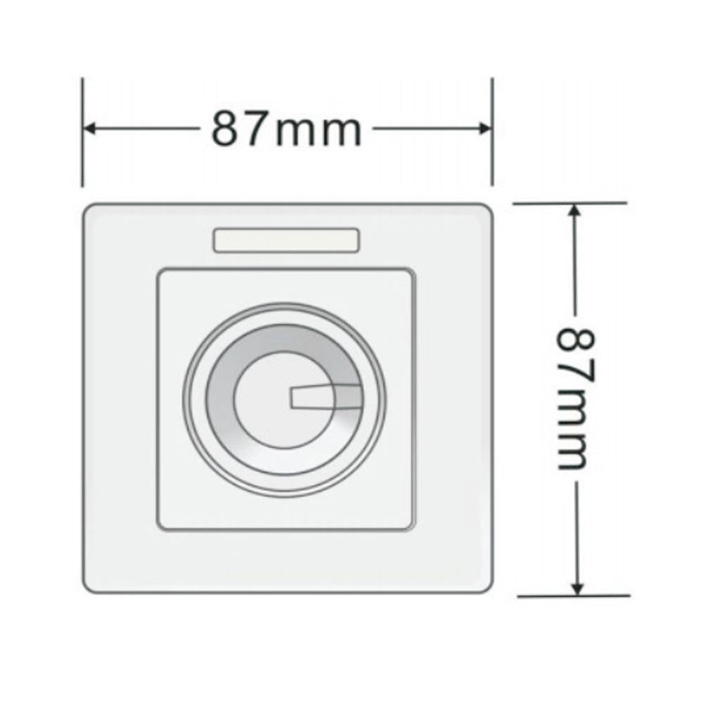 150W Rotary LED Dimmer Switch IR Wireless Remote Control For Power Supply
