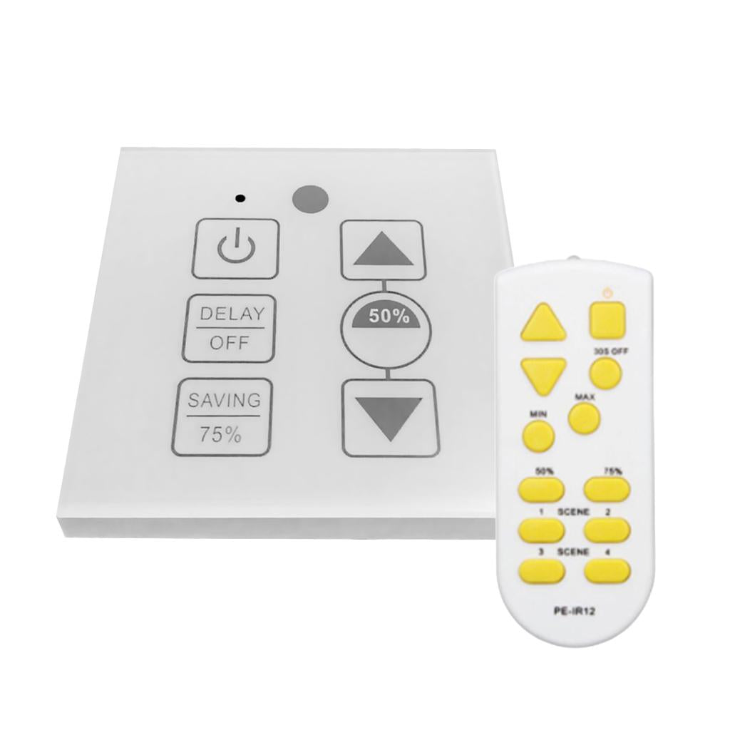 100W IR Control Led Touch Switch Panel Stepless Controller Led Dimmer