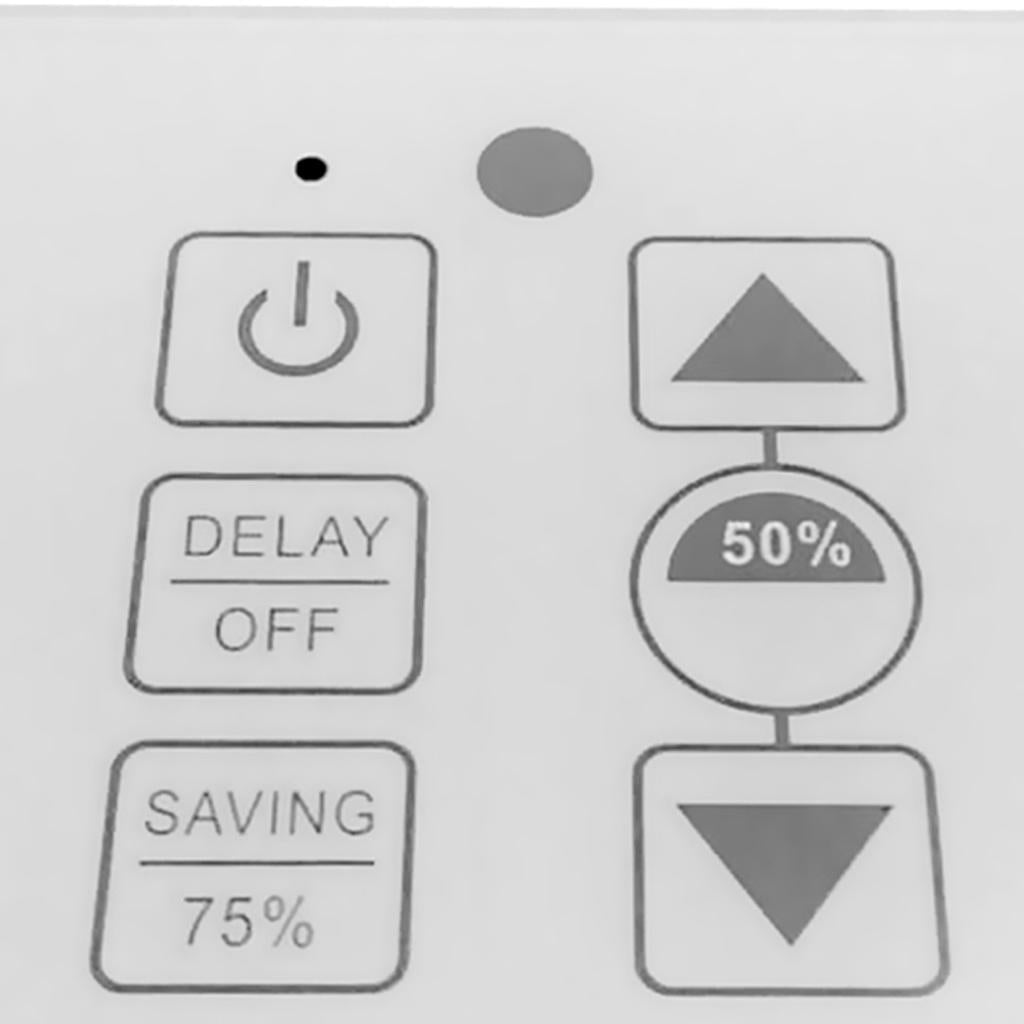 100W IR Control Led Touch Switch Panel Stepless Controller Led Dimmer