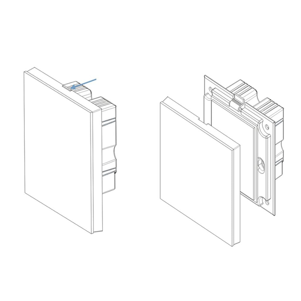 100W IR Control Led Touch Switch Panel Stepless Controller Led Dimmer