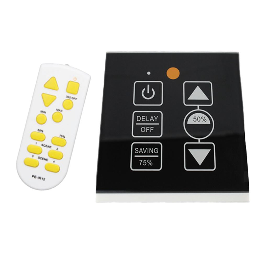 300W IR Control Led Touch Switch Panel Stepless Controller Led Dimmer