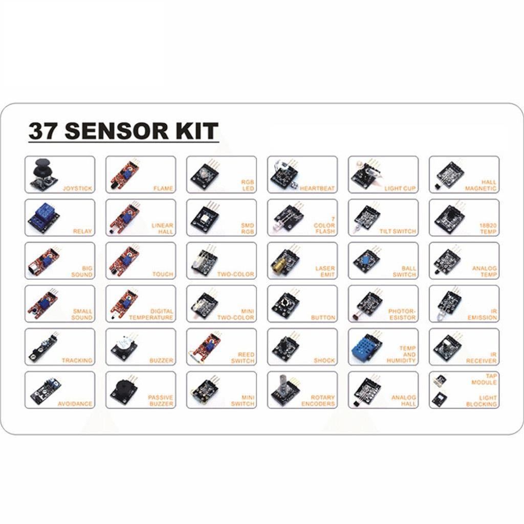 37in1 sensor kits DIY Arduino Learning Kit 37 sensor kit for Arduino DIY