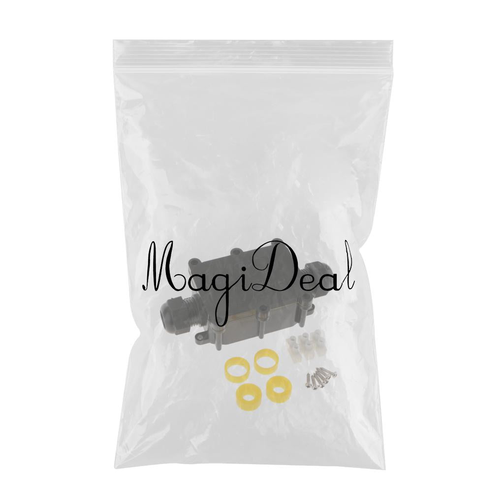 IP68 Plastic Electrical Junction Box Case Outdoor Terminal Block 2 Terminal