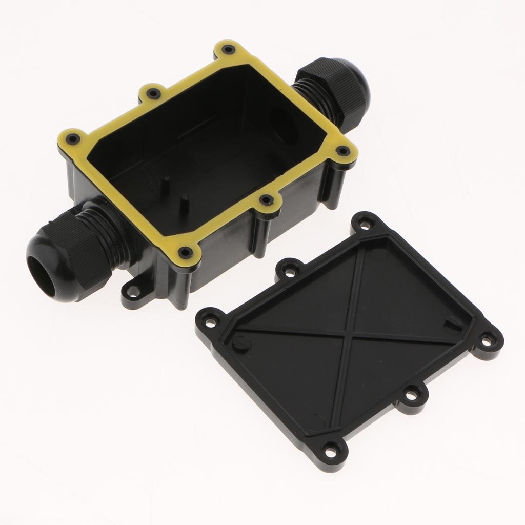 IP68 Plastic Electrical Junction Box Case Outdoor Terminal Block 2 Terminal