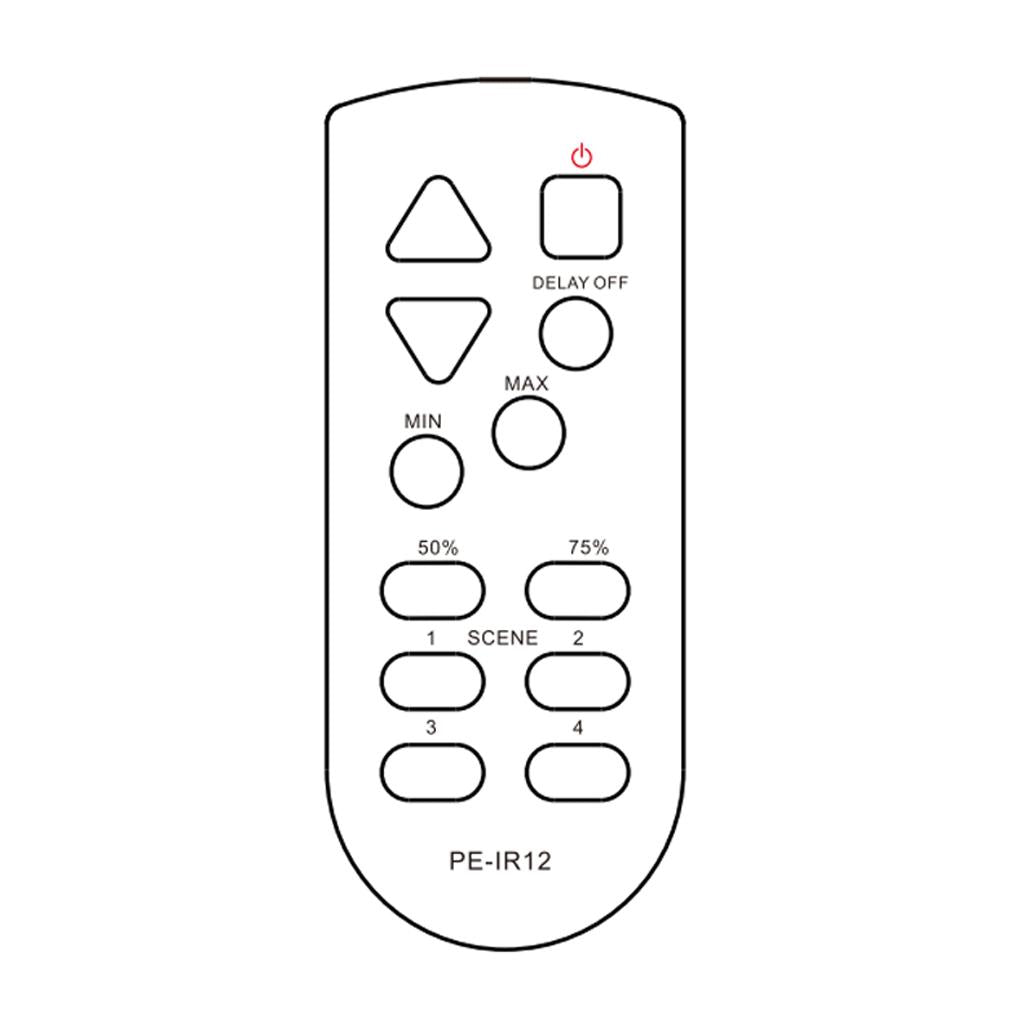 1-10V Rotary LED PWM Dimmer Dimmable Switch IR Wireless Remote Control