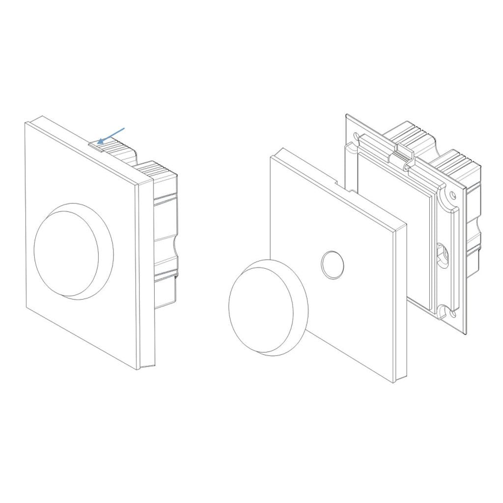 1-10V Rotary LED PWM Dimmer Dimmable Switch IR Wireless Remote Control