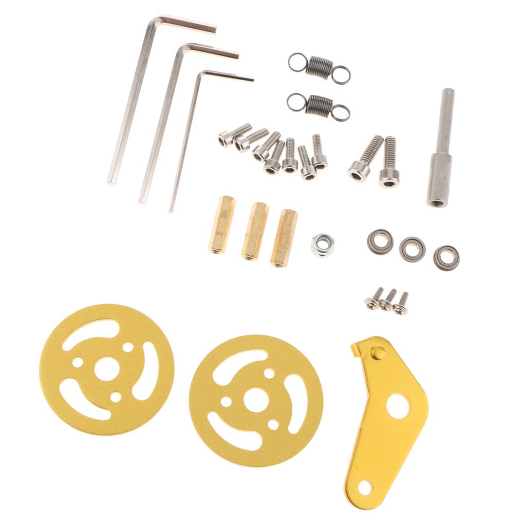 Metal Crawler Bearing Wheel with Damping Spring for Tank Car Chassis gold