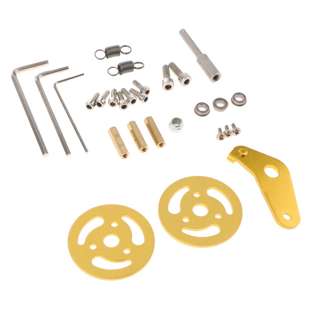 Metal Crawler Bearing Wheel with Damping Spring for Tank Car Chassis gold