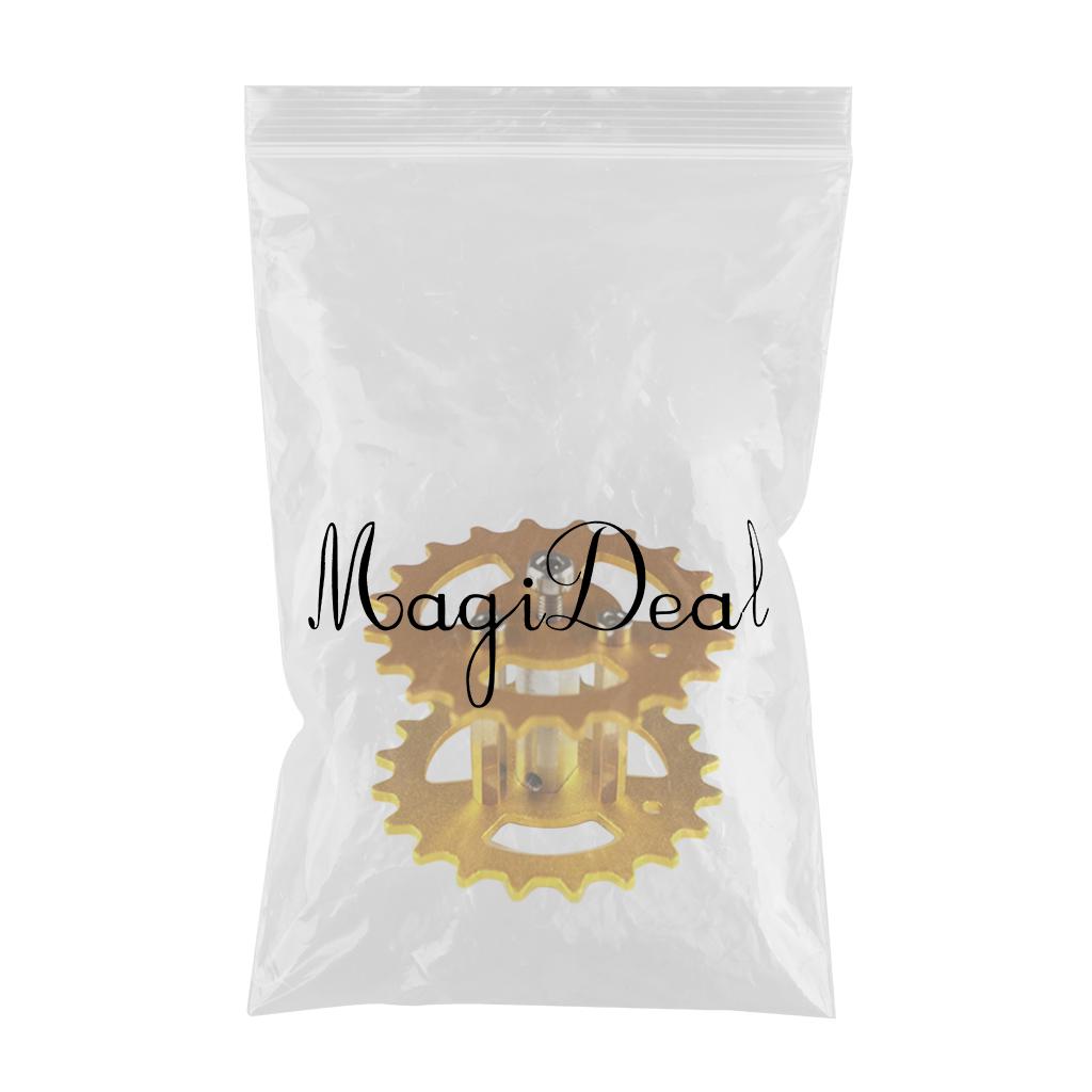 TWS-03 Metal Crawler Driving Wheel with Coupler for Tank Car Chassis Gold