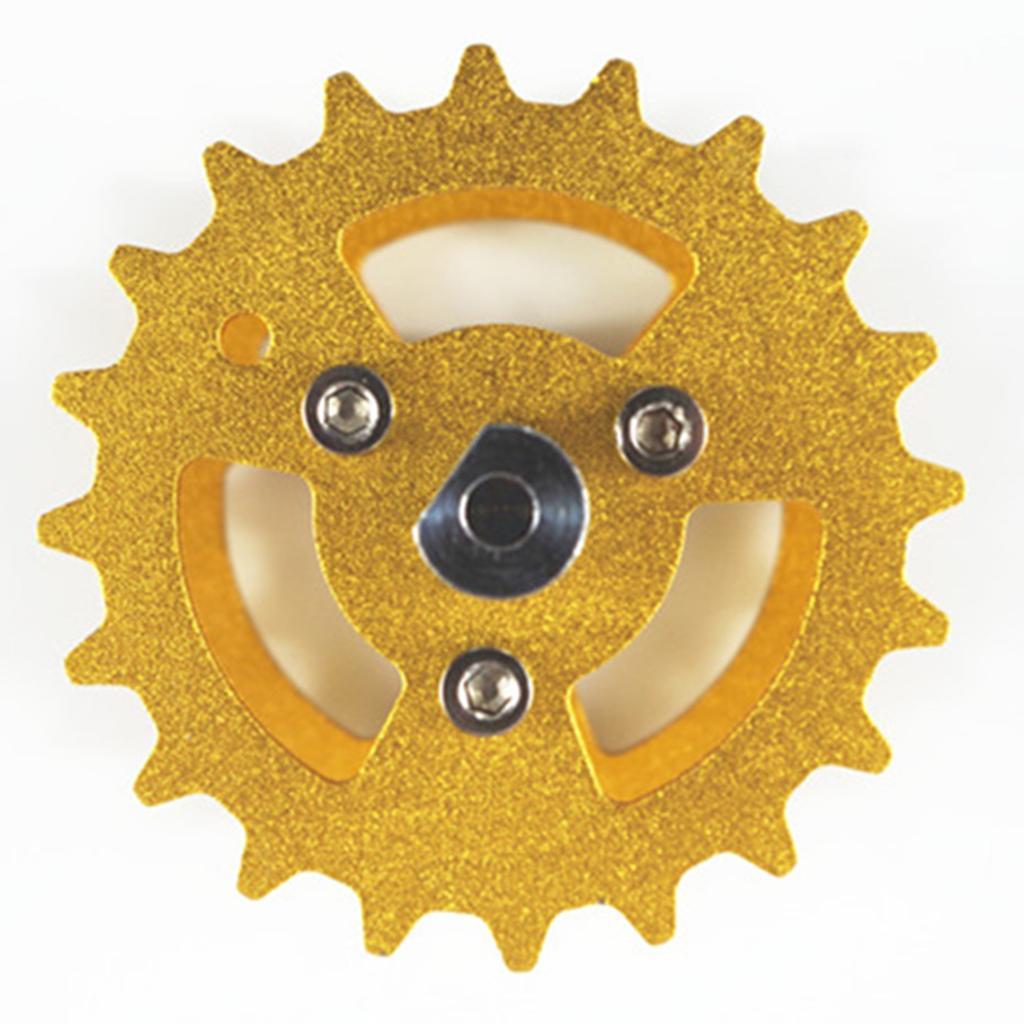 TWS-03 Metal Crawler Driving Wheel with Coupler for Tank Car Chassis Gold