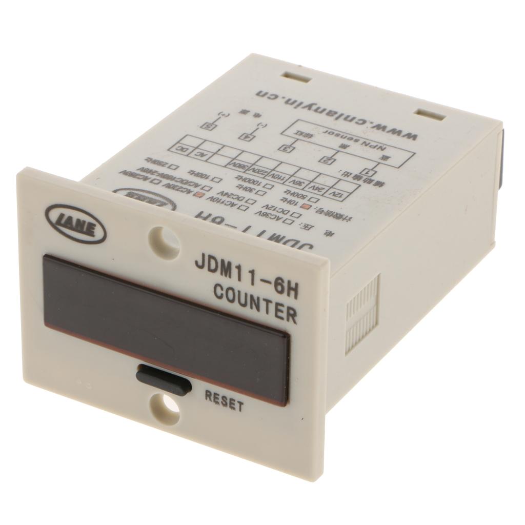 JDM11-6H Electronic Counter Sensor LED Display five pin 0V