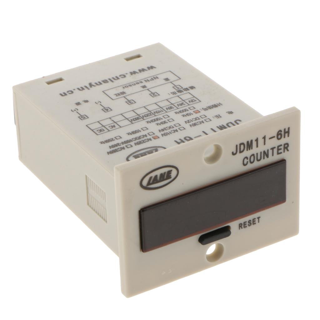 JDM11-6H Electronic Counter Sensor LED Display five pin 0V