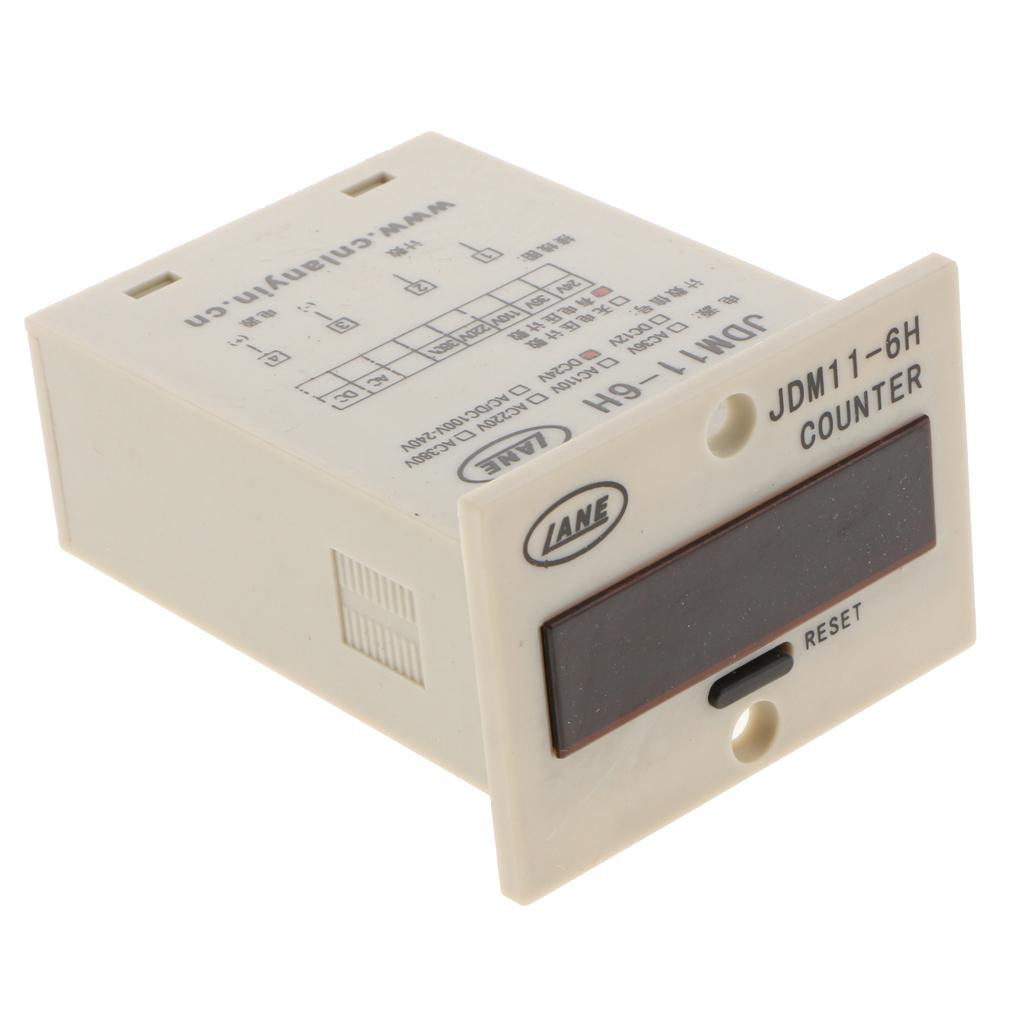 JDM11-6H Electronic Counter Sensor LED Display four pin DC24V