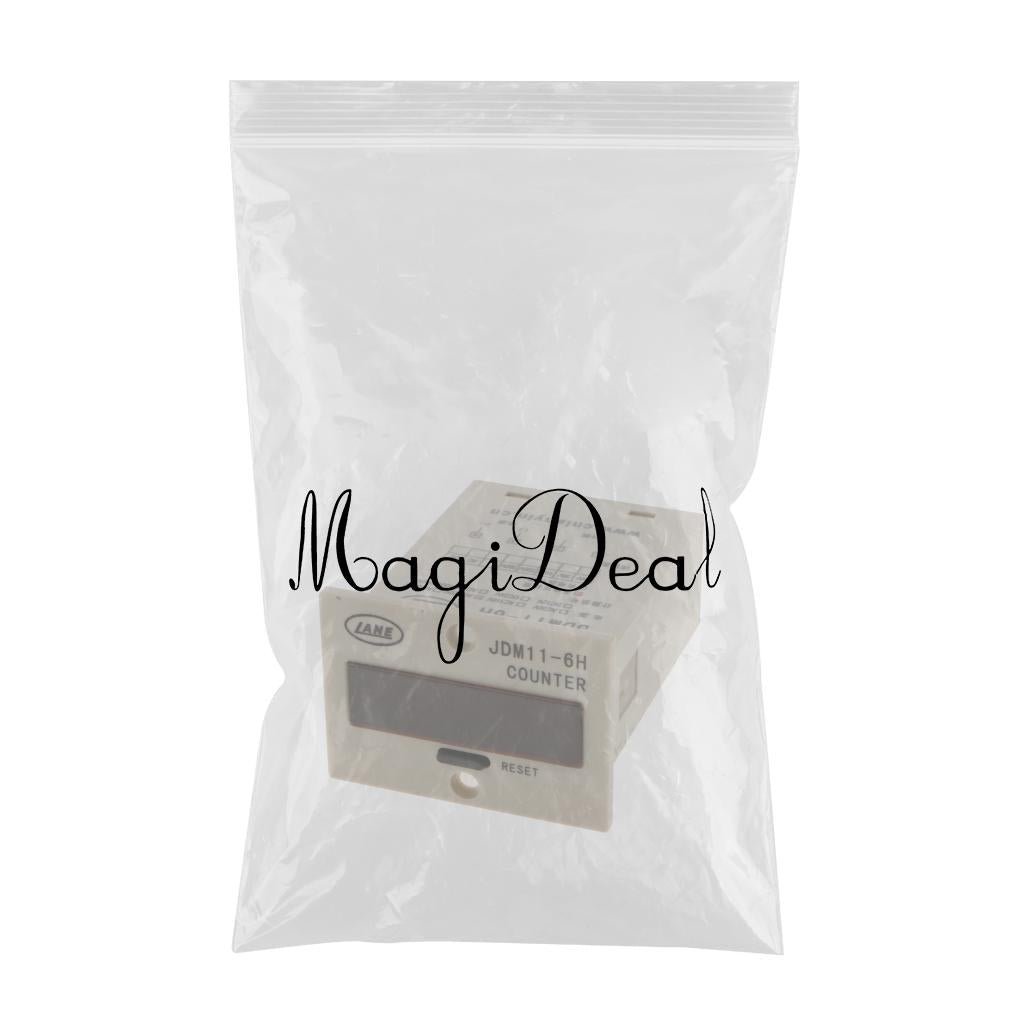 JDM11-6H Electronic Counter Sensor LED Display four pin AC220V