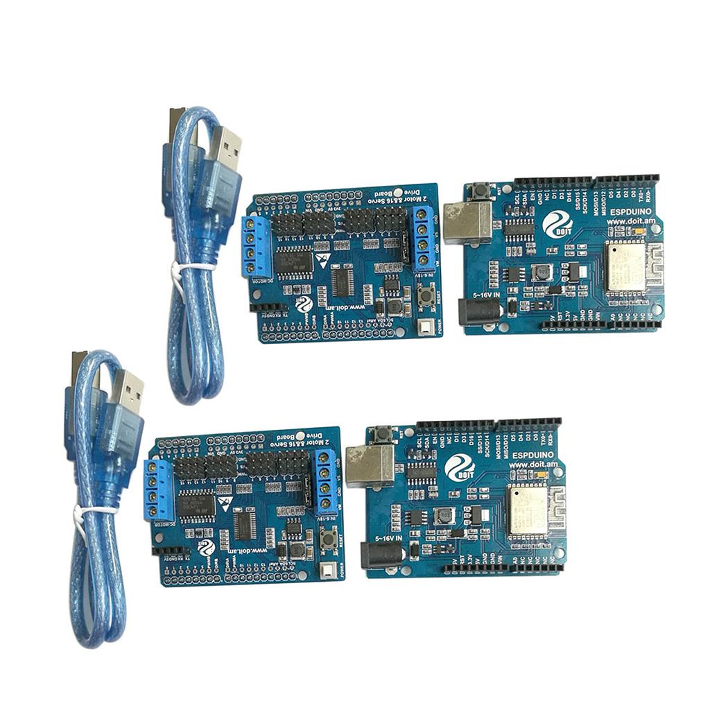 WiFi Robot Controller ARM Board kits Compatible with Arduino Motors Servo V1 Version