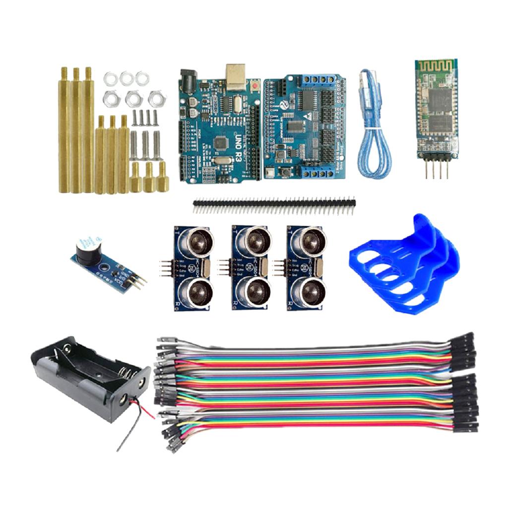 Arduino BT Control Starter Kit with Ultrasonic Distance Measuring Sensor Compatible with Arduino R3