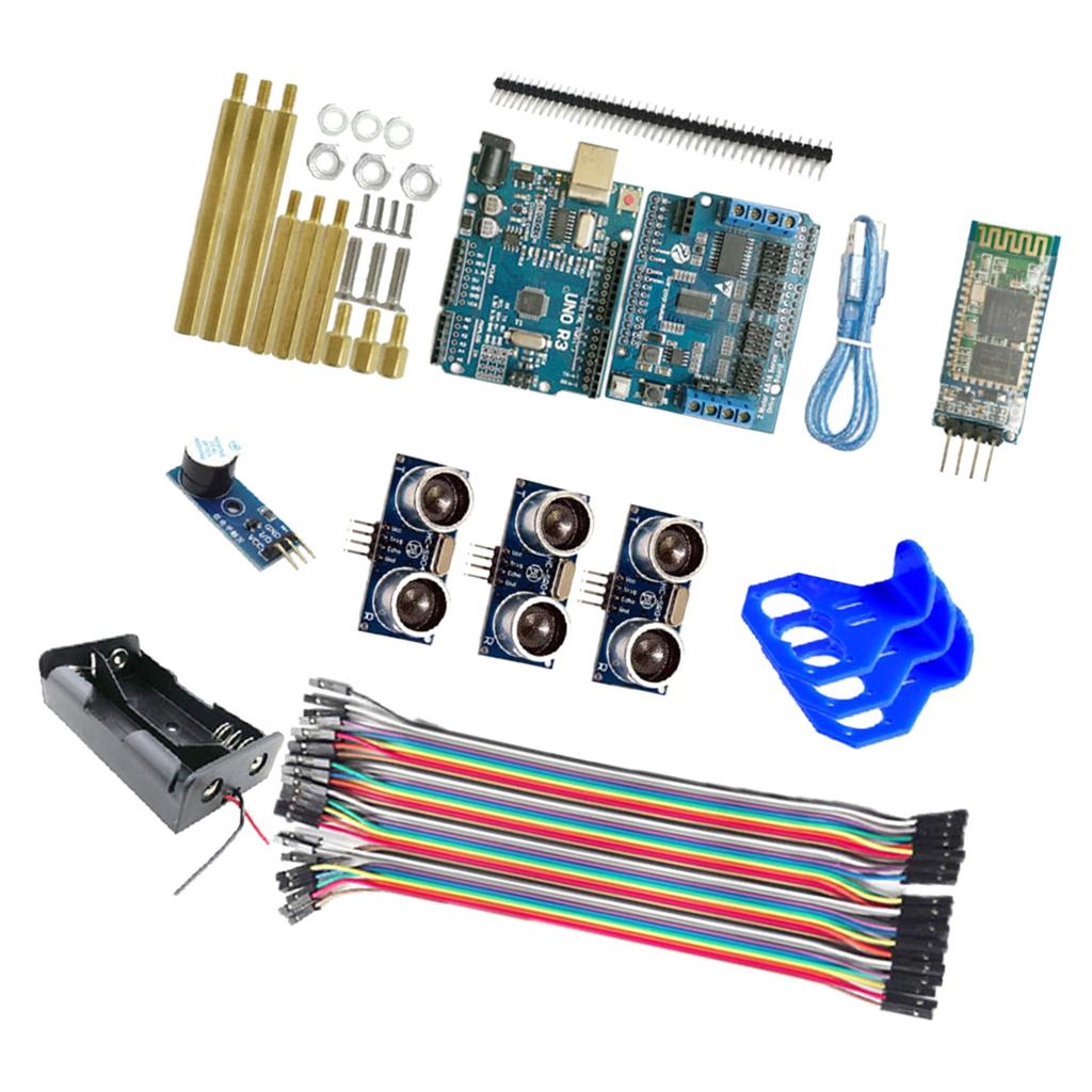 Arduino BT Control Starter Kit with Ultrasonic Distance Measuring Sensor Compatible with Arduino R3