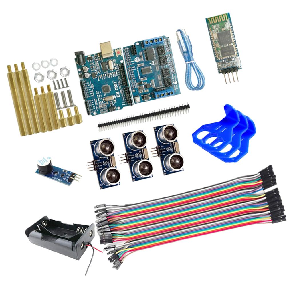 Arduino BT Control Starter Kit with Ultrasonic Distance Measuring Sensor Compatible with Arduino R3