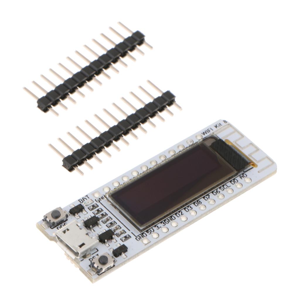 0.91 inch OLED Display ESP8266 WiFi BLE Module Development Board Antenna Transceiver IOT Board for Arduino Smart Home