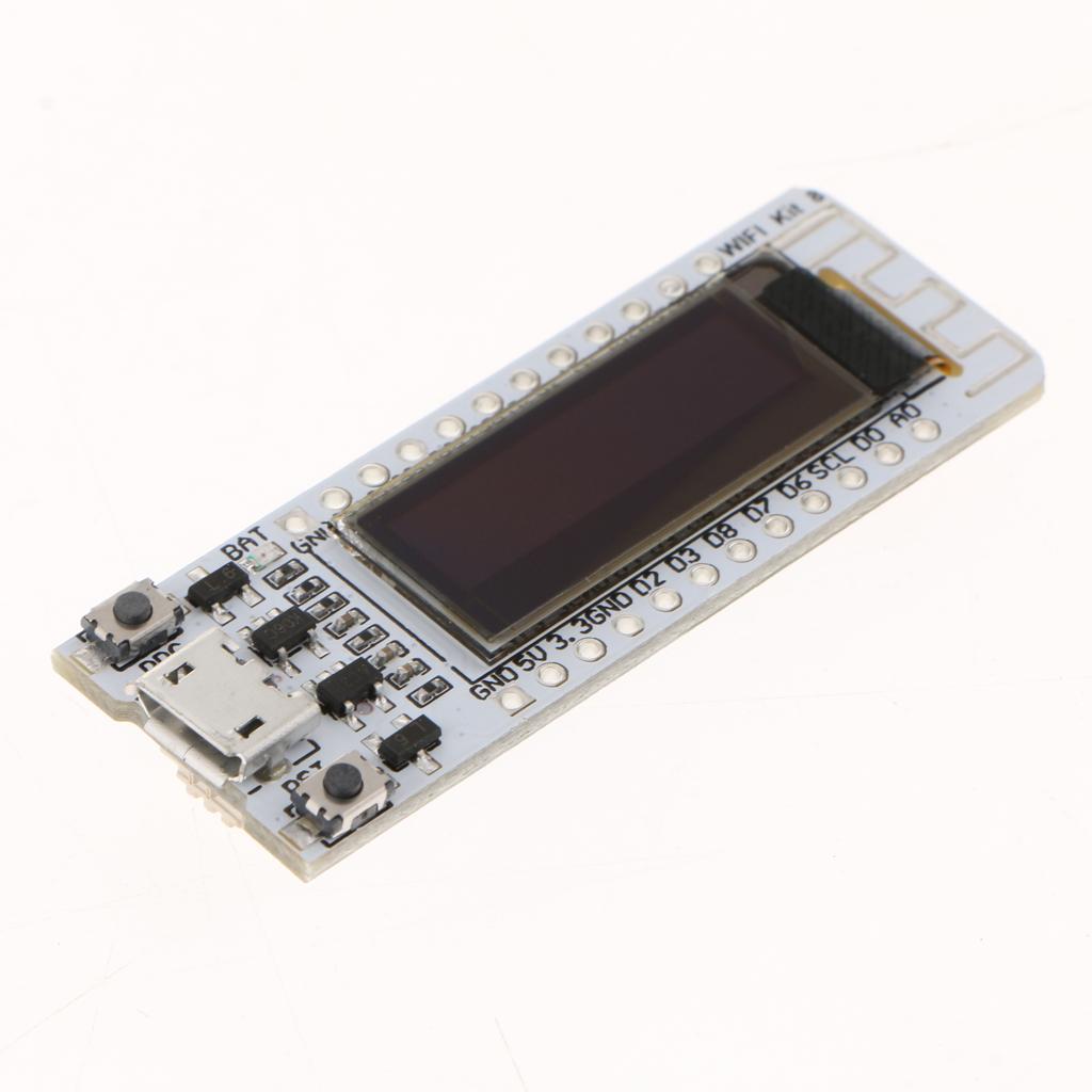 0.91 inch OLED Display ESP8266 WiFi BLE Module Development Board Antenna Transceiver IOT Board for Arduino Smart Home