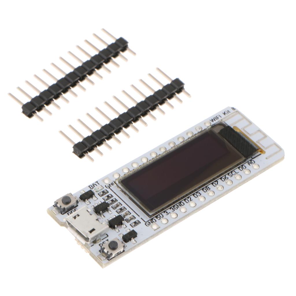 0.91 inch OLED Display ESP8266 WiFi BLE Module Development Board Antenna Transceiver IOT Board for Arduino Smart Home