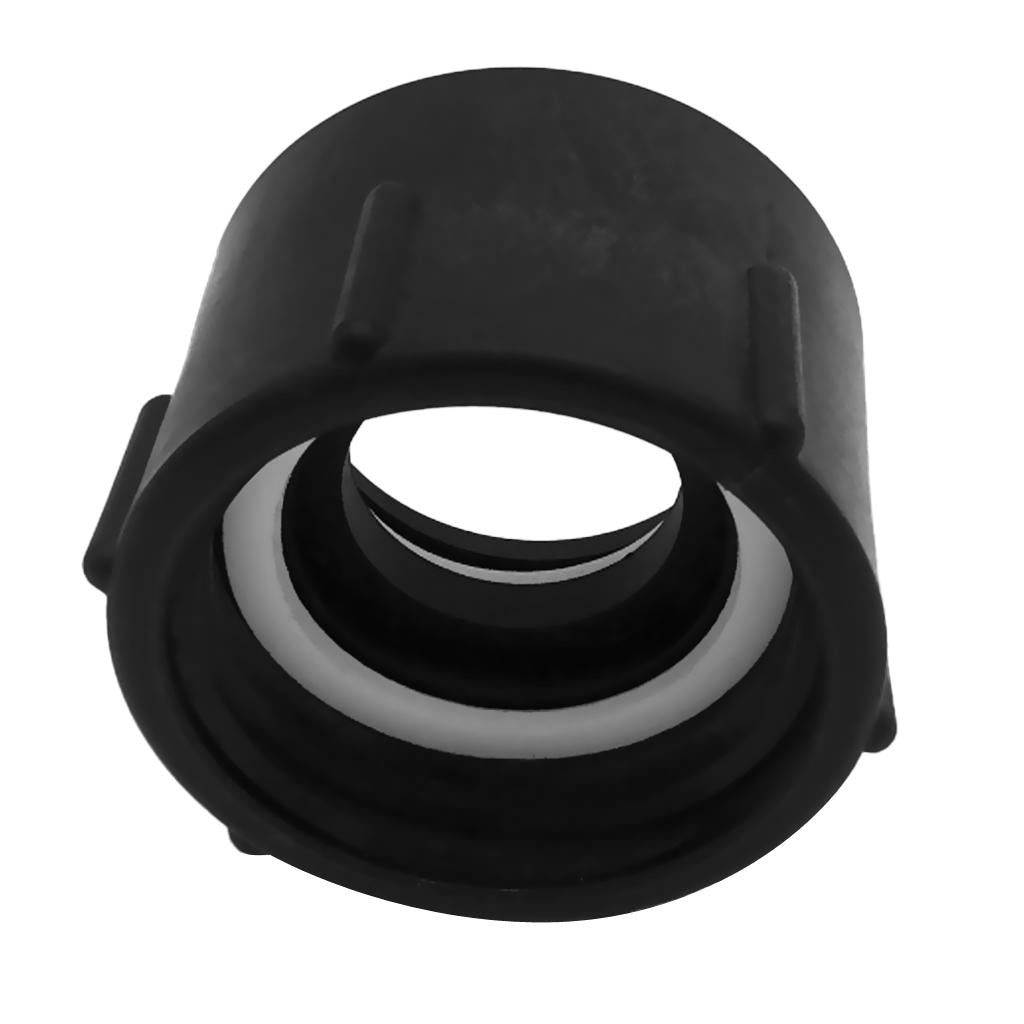 Plastic Black 1000L IBC Water Tank Hose Adapter Hose Connectors Fittings fine thread 50mm
