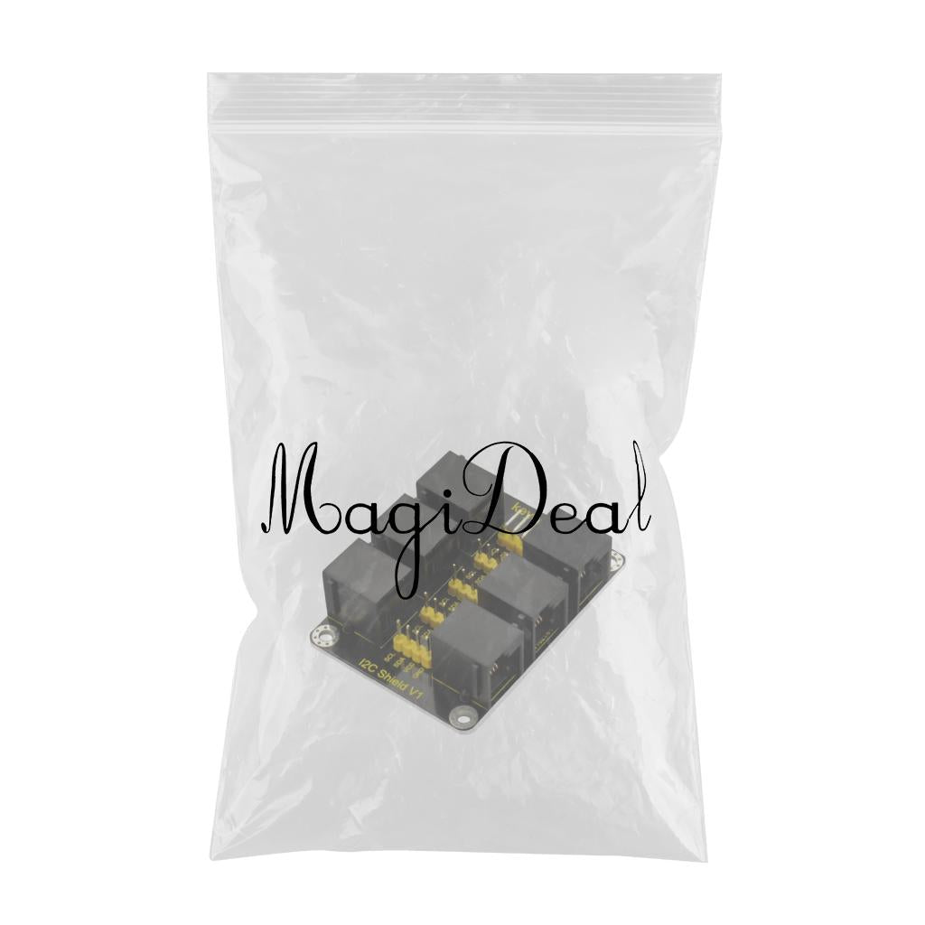 Keyestudio EASY Plug RJ11 IIC Interface Conversion Shield Compatible with Both EASY Plug Interface and 2.54mm Pitch Header Interface