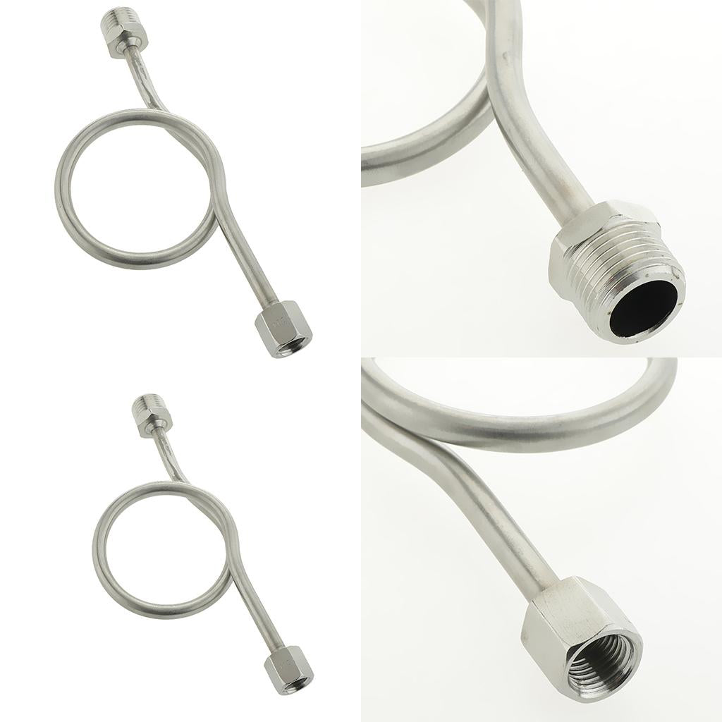 Stainless Steel Buffer Coil Elbow Tube Pipe Valve For Pressure Gauge M20x1.5