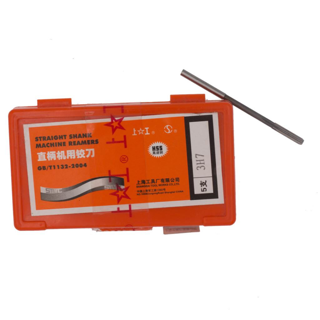 HSS High Speed H7 Straight Shank Machine Chucking Reamer Cutter Tool 9mm