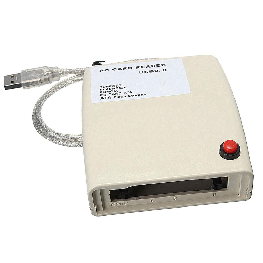 USB 2.0 to 68 pin ATA PCMCIA Flash Disk Memory Card Reader Adapter Converter