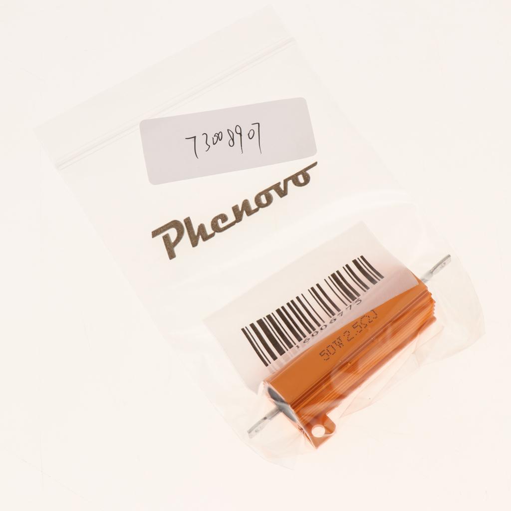 Gold Aluminum Shell resistor RX24 50W High Power Resistor For LED Bulb 2.5R