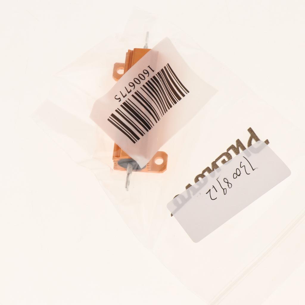 Gold Aluminum Shell resistor RX24 50W High Power Resistor For LED Bulb 12R