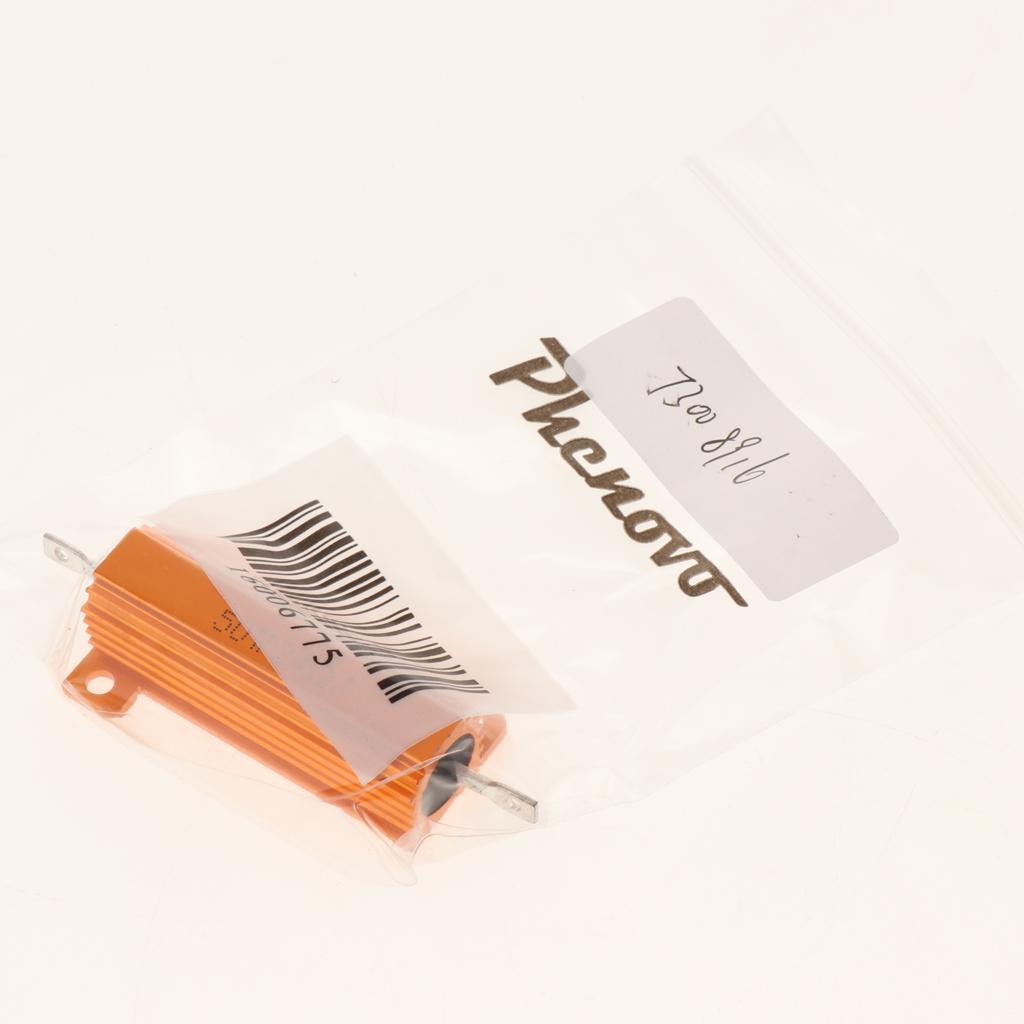 Gold Aluminum Shell resistor RX24 50W High Power Resistor For LED Bulb 24R