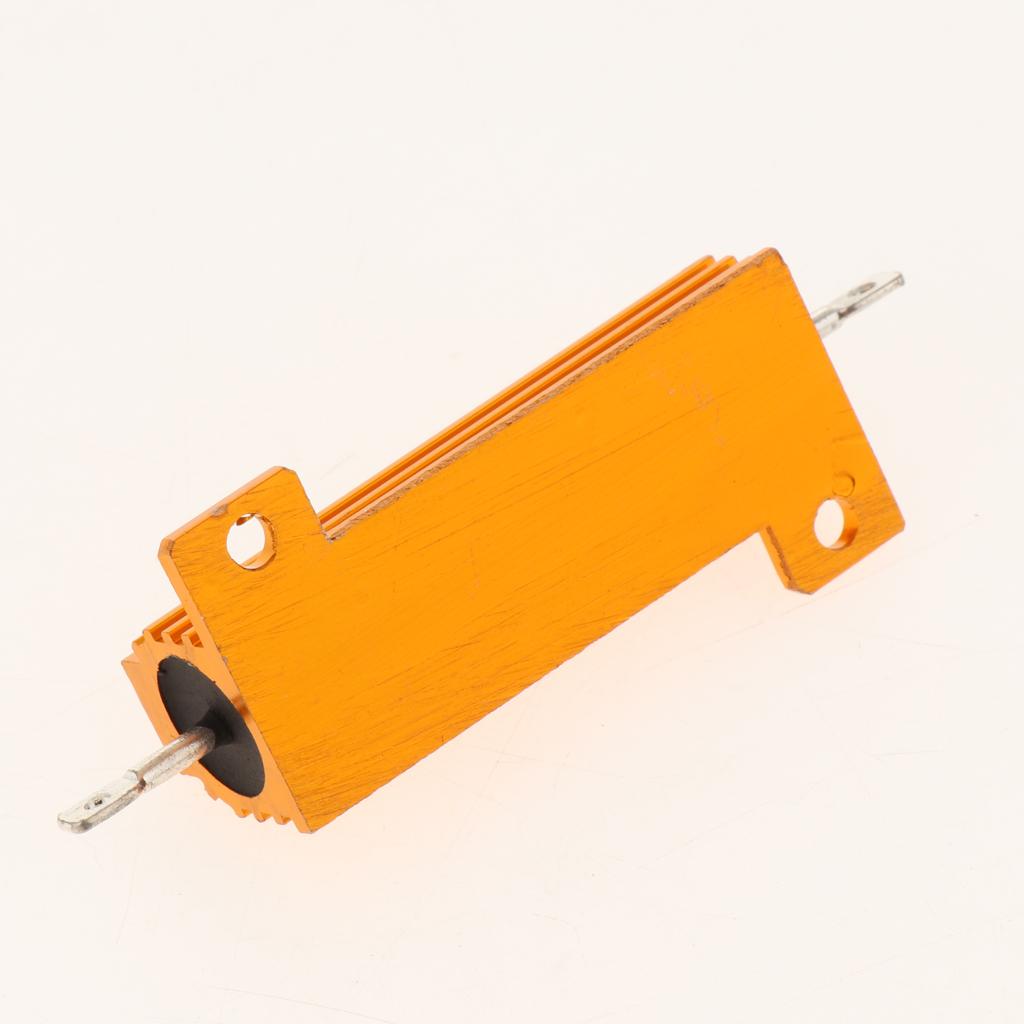 Gold Aluminum Shell resistor RX24 50W High Power Resistor For LED Bulb 1K