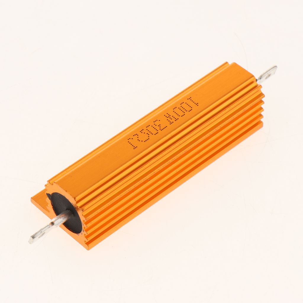 100W Watt 30 Ohm Resistor Aluminum Case Wirewound Chassis Mounted (Pack of 1)