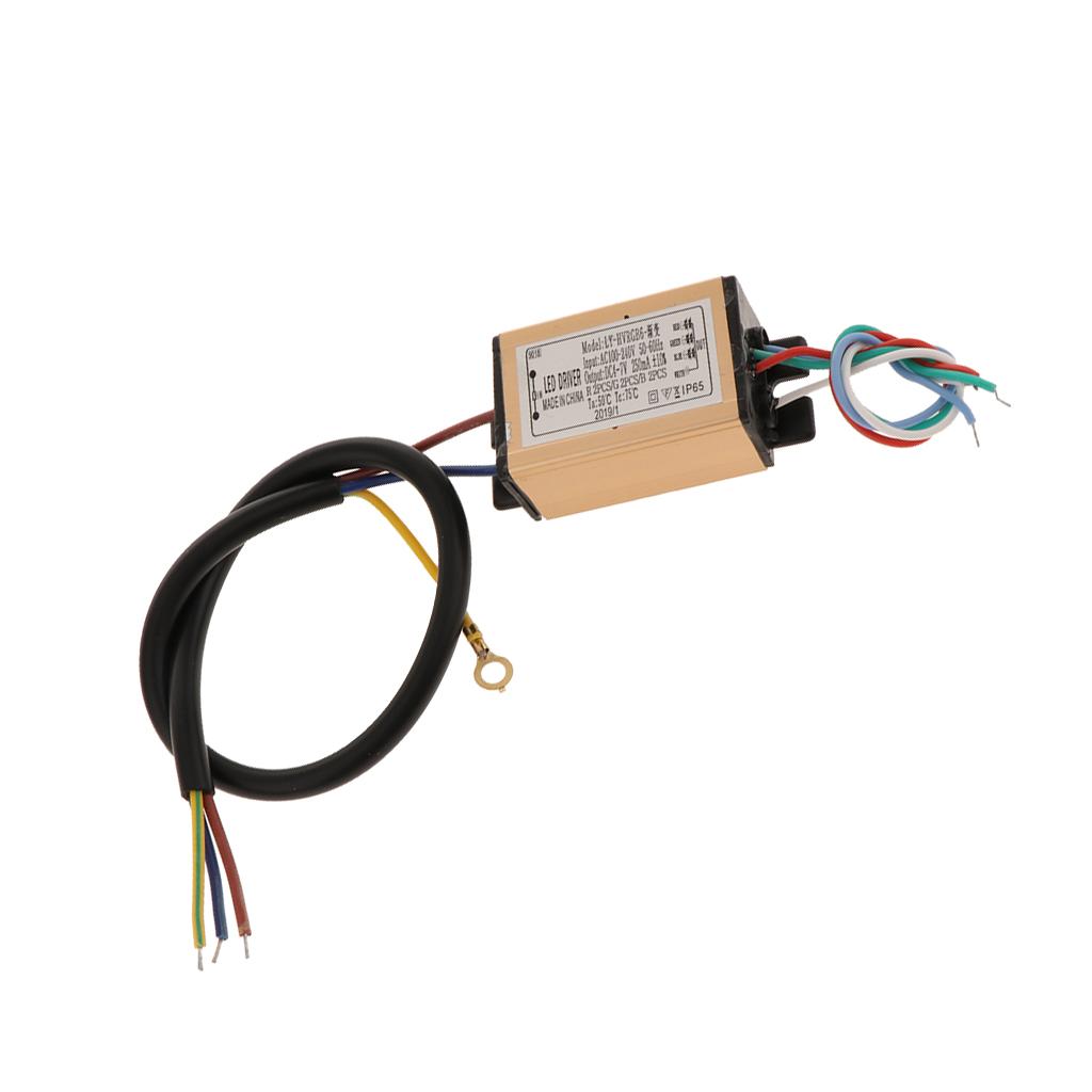 AC85 265V 6W 300MA RGB Power Supply Driver Transformer 3 6 RGBW Lamp Beads