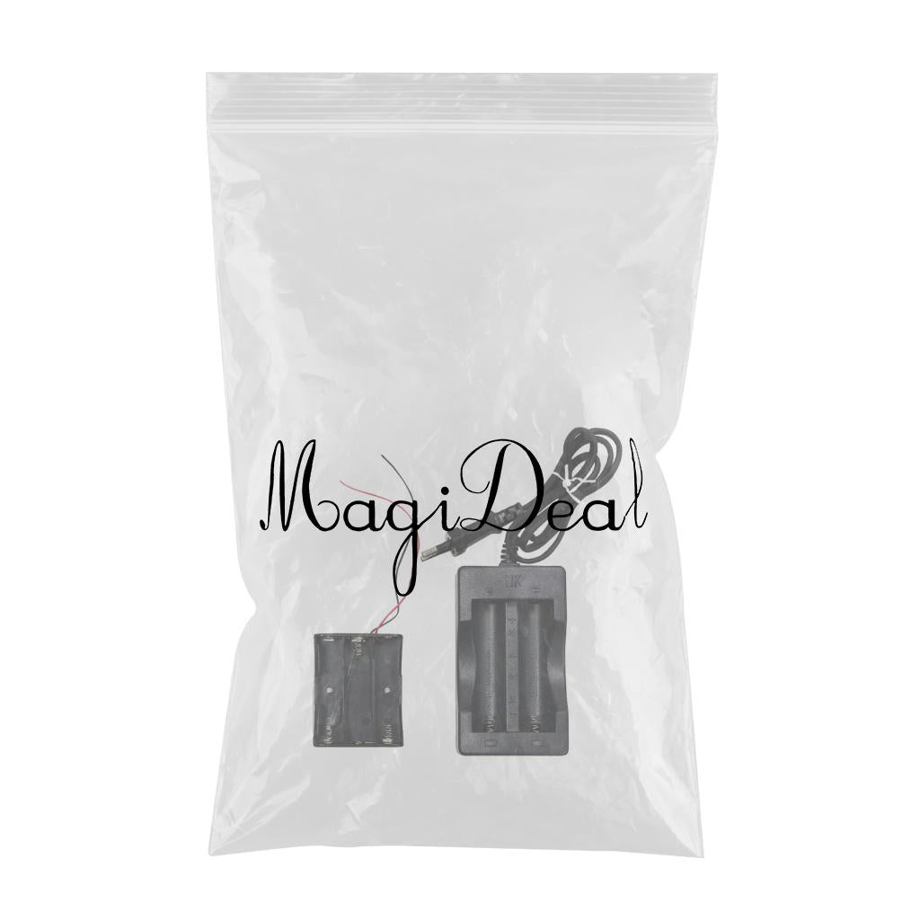 18650 Lithium Battery Charger + 2 Battery Holder Box 3 battery packs