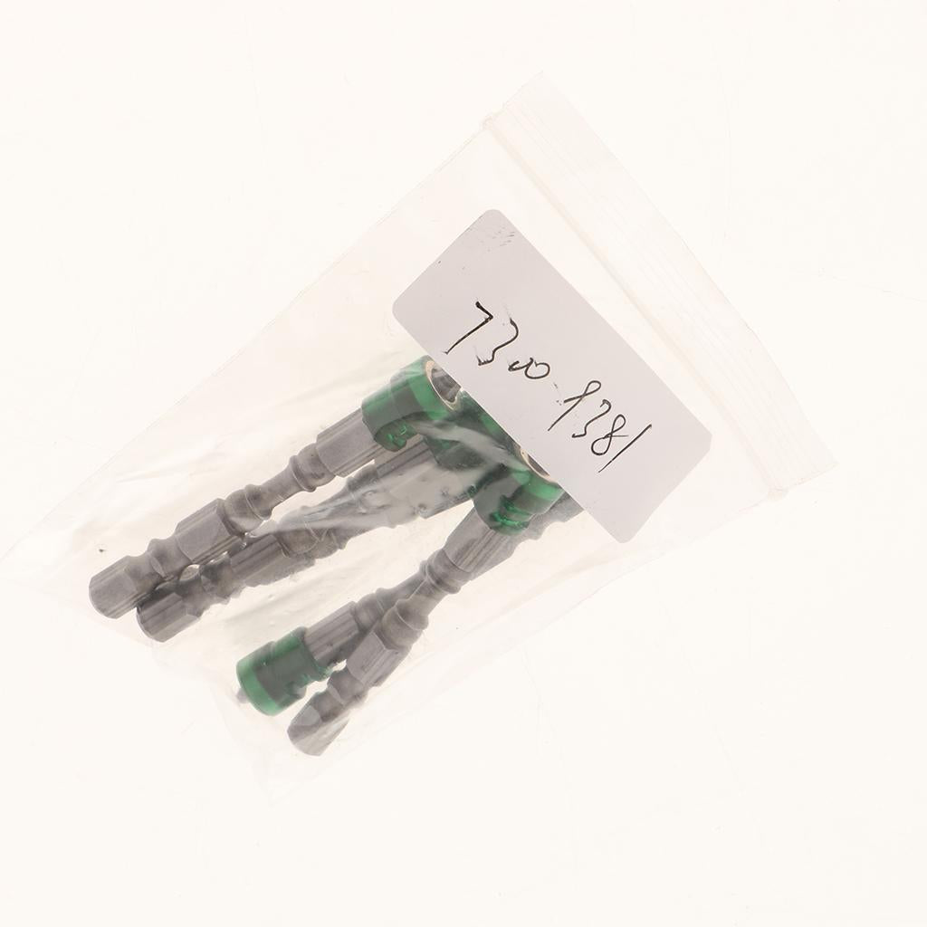 5 in 1 Phillips Cross Screwdriver Bit Set Hex for Drill Screw Driver Green