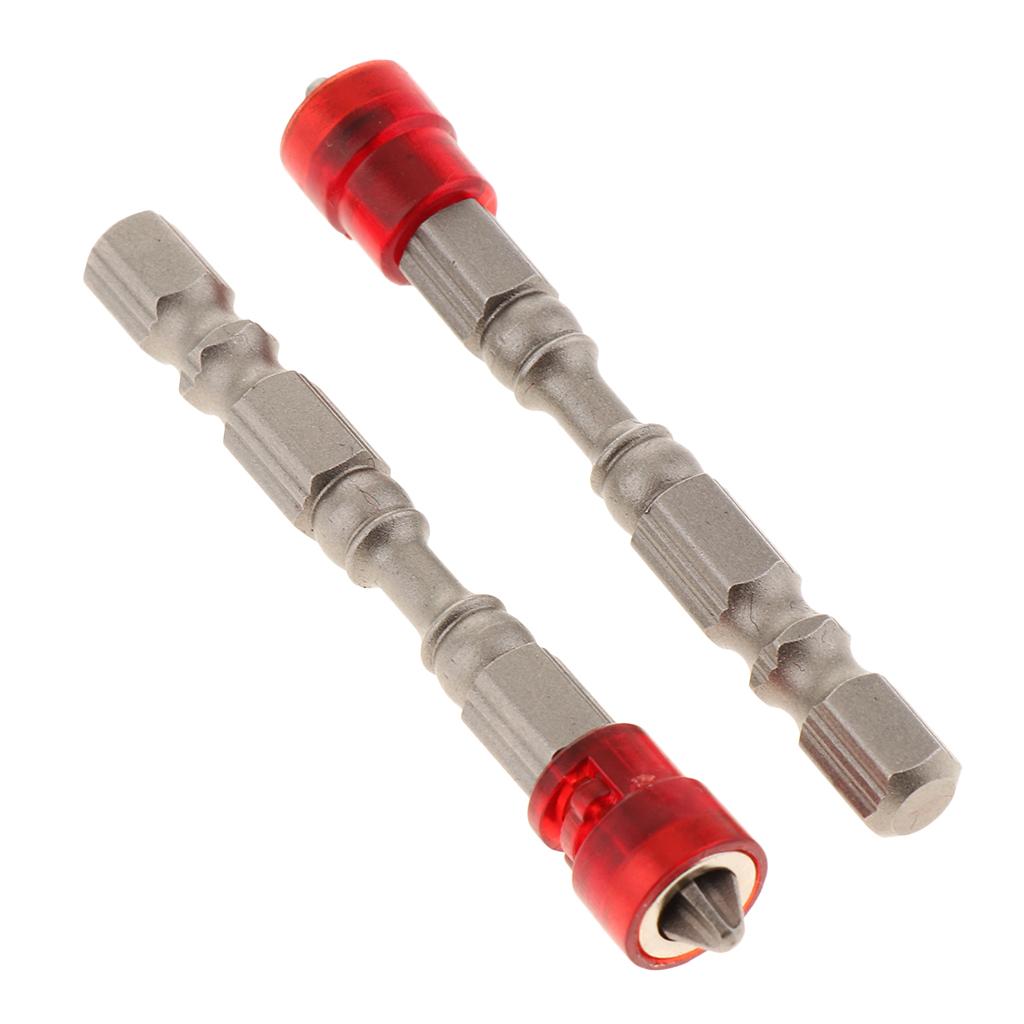 5 in 1 Phillips Cross Screwdriver Bit Set Hex for Drill Screw Driver Red