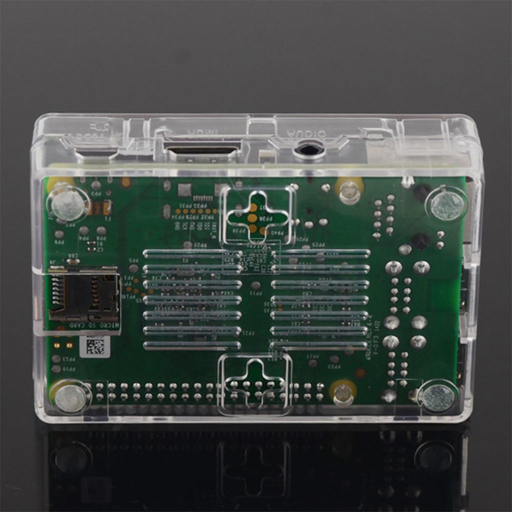 Case Housing Shell Enclosure for the Raspberry Pi Model 3B 2B+ Transparent